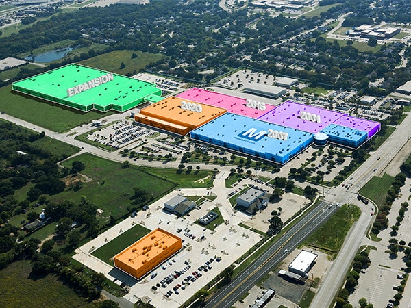 Mouser warehouse expansion photo