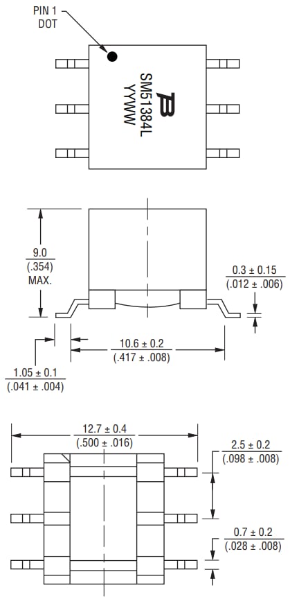 Bourns SM51384EL Isolation Power Transformer