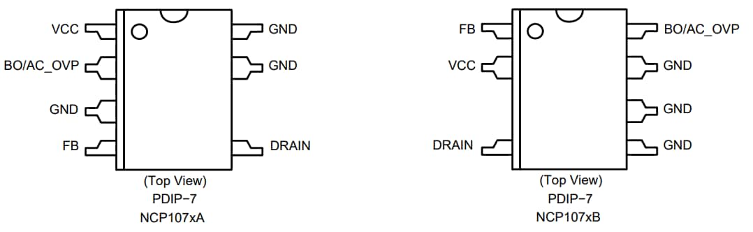 onsemi NCP107x Off-Line Switchers
