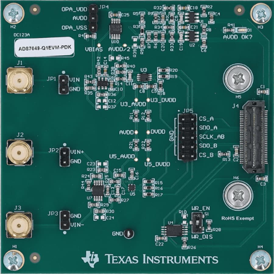 Mechanical Drawing - Texas Instruments ADS7049-Q1EVM-PDK ADC Performance Demo Kit