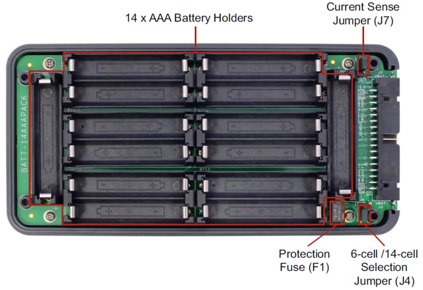Block Diagram - NXP Semiconductors BATT-14AAAPACK Configurable Battery Pack