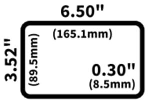 Chart - BusBoard Prototype Systems 1460 Tie-Point Solderless Plug-In BreadBoard