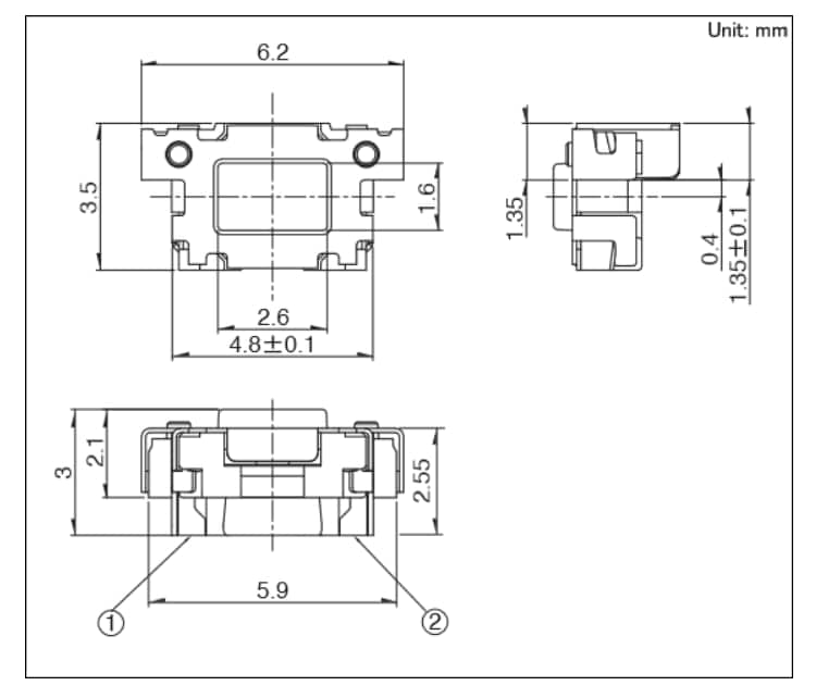 Chart - Alps Alpine SKSN TACT Switches