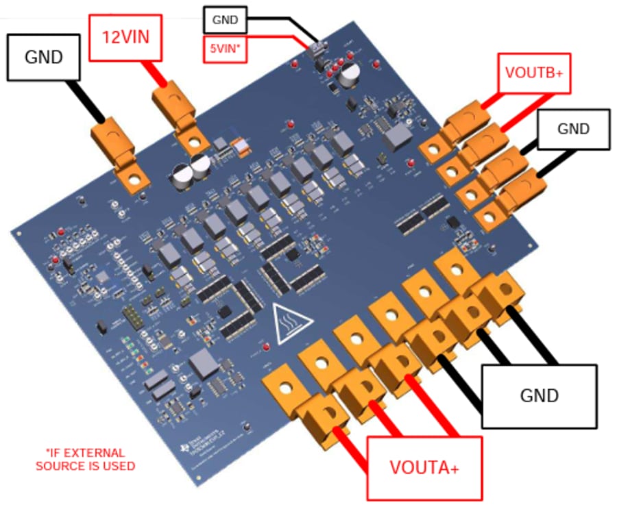 Mechanical Drawing - Texas Instruments TPS53681EVM-002 Interface Evaluation Module (EVM)