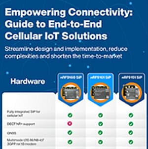 Infographic - Nordic Semiconductor nRF9160 Cellular IoT System-in-Package