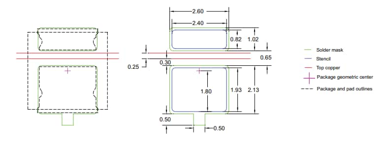 Mechanical Drawing - Lumileds LUXEON SunPlus 35 Line LEDs