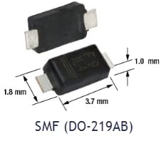 Mechanical Drawing - Vishay Semiconductors eSMP® Package Evolution