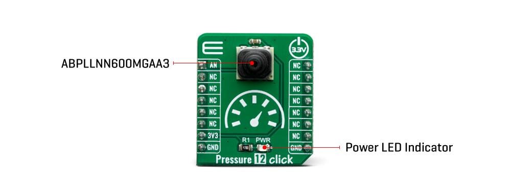 Mikroe MIKROE-3466 Pressure 12 Click