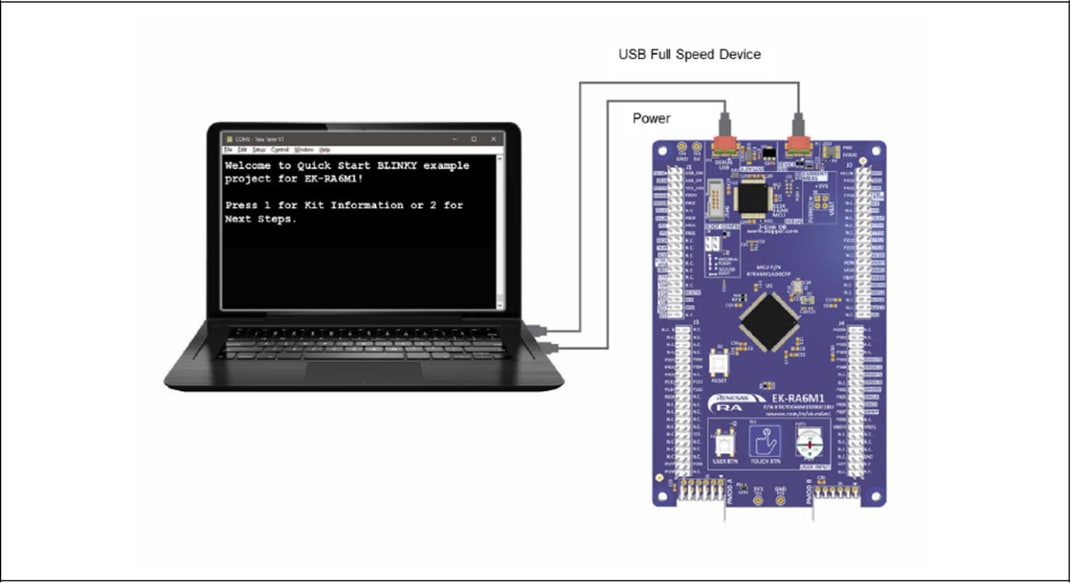 Renesas Electronics EK-RA6M1 Evaluation Kit for RA6M1 MCU Group