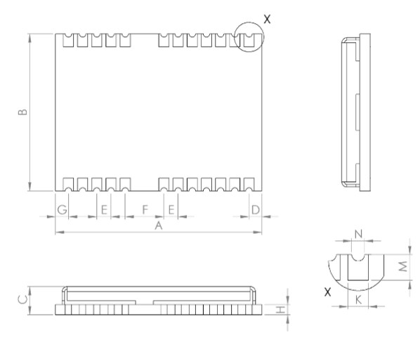 Schematic - u-blox NEO-M9N-00B GNSS Receiver Module