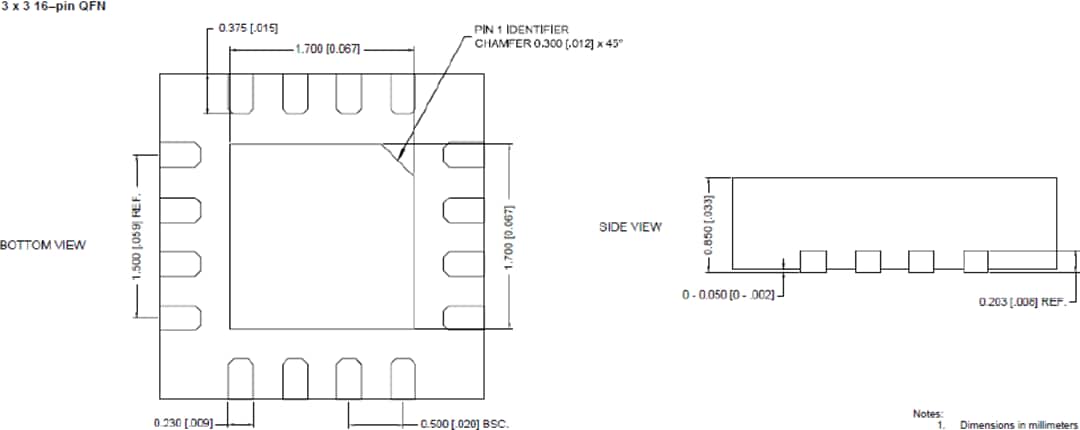 Mechanical Drawing - Qorvo QPL1818 75Ω CATV Amplifier