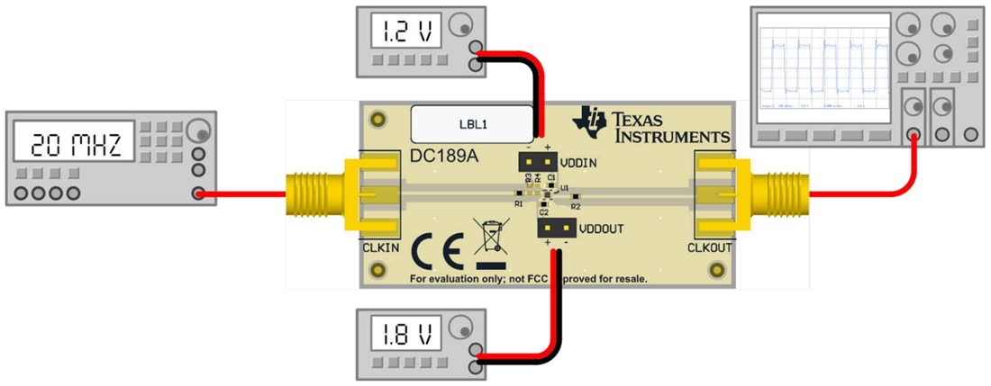 Chart - Texas Instruments CDCBT1001EVM Evaluation Module (EVM)