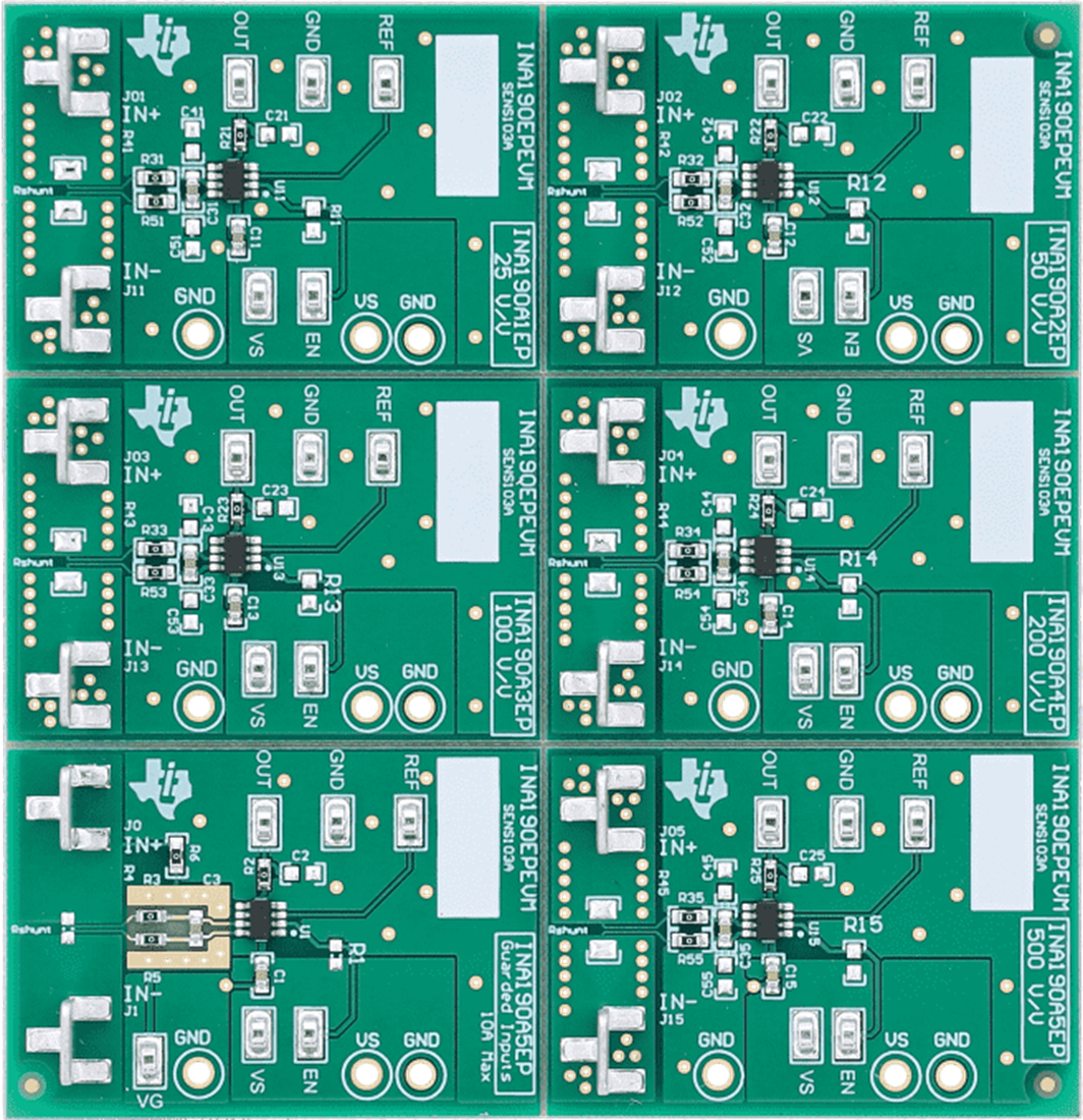 Mechanical Drawing - Texas Instruments INA190EPEVM Evaluation Module (EVM)