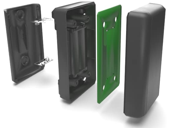 New Age Enclosures Medium 2 AA Battery Wall-Mount Hatch Enclosures