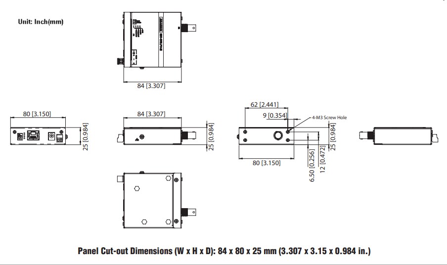 Advantech IMC-150LPC Ethernet Extenders