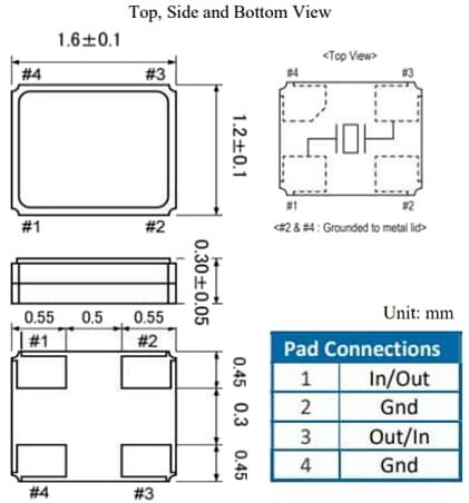 ECS ECS-320-CDX-2292 SMD Quartz Crystal