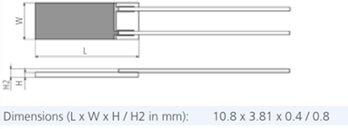 Innovative Sensor Technology MK33 Capacitive Humidity Sensor with Au/Cu Wire