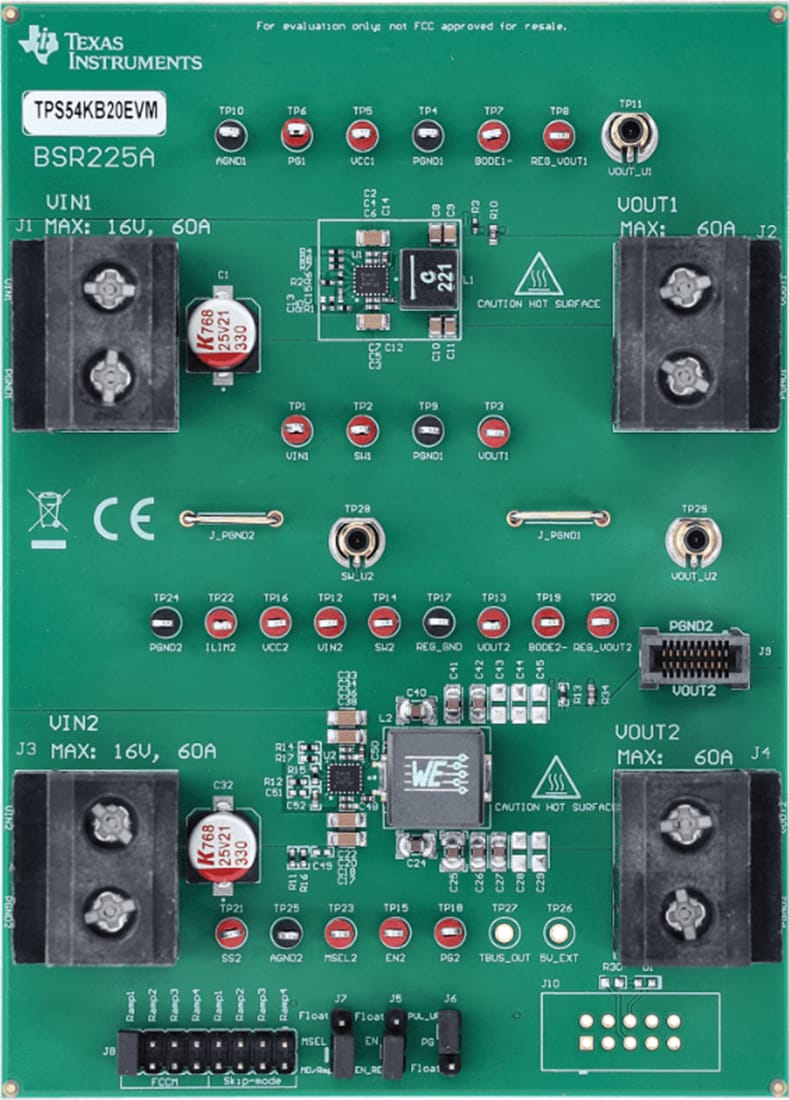 Mechanical Drawing - Texas Instruments TPS54KB20EVM Converter Evaluation Module
