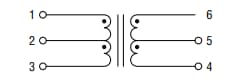 Schematic - Bourns SM91801AL BMS Planar Transformers