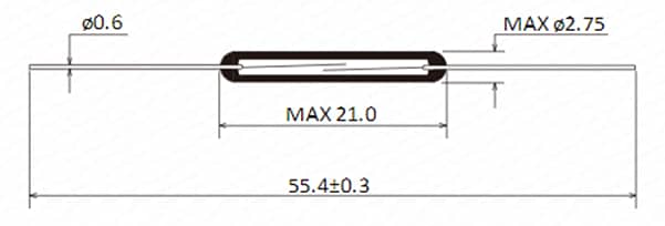 Chart - Standex Electronics ORD Ruthenium Reed Switches