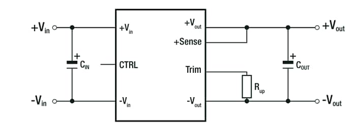 Application Circuit Diagram - RECOM Power RPMGE-10 & RPMGH-40 DC/DC Converters