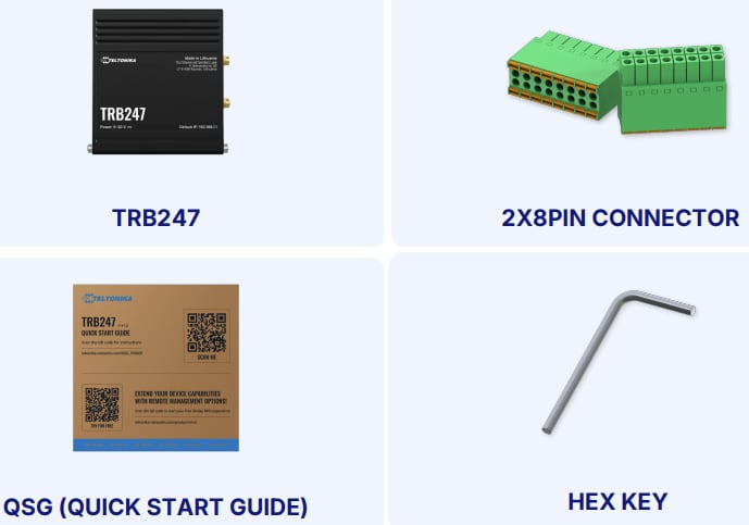 Teltonika TRB247 CAT 1 BIS IoT Gateway