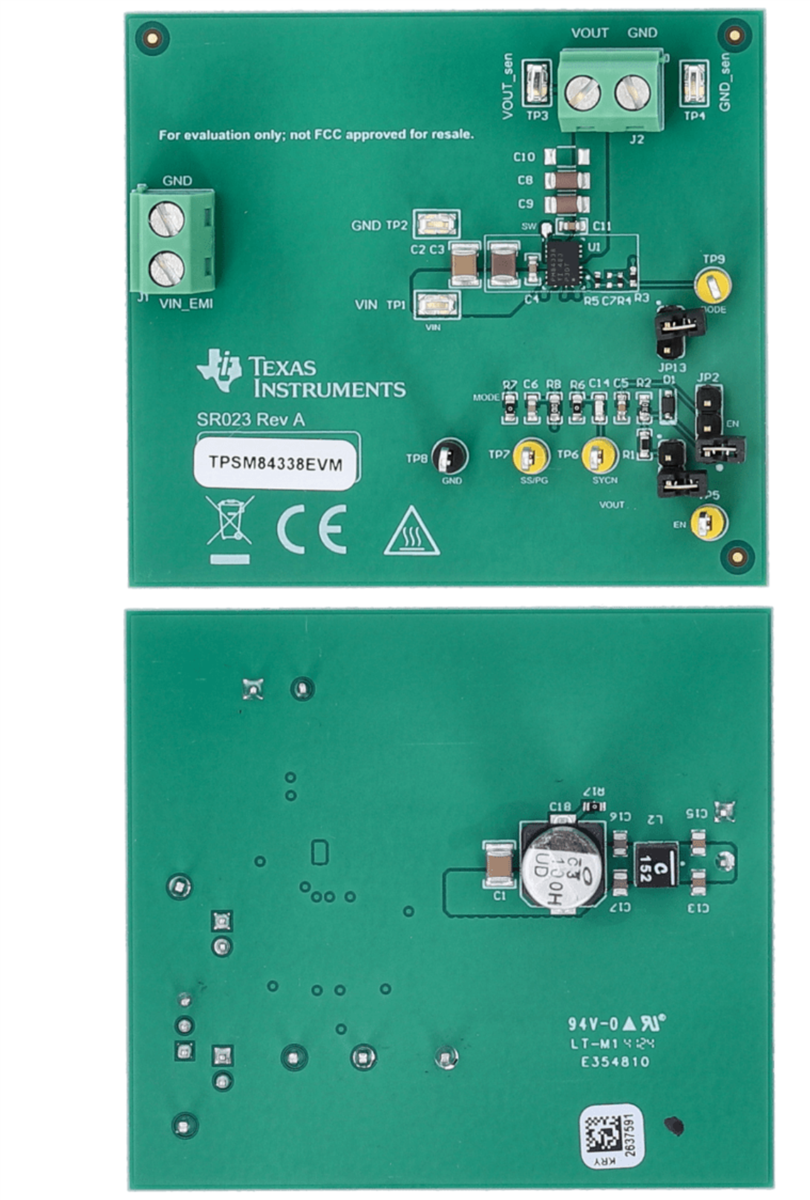Texas Instruments TPSM84338EVM Evaluation Module