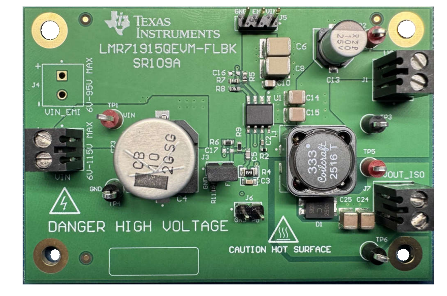 Texas Instruments LMR71915EVM-FLBK Fly-Buck™ Converter Eval Module