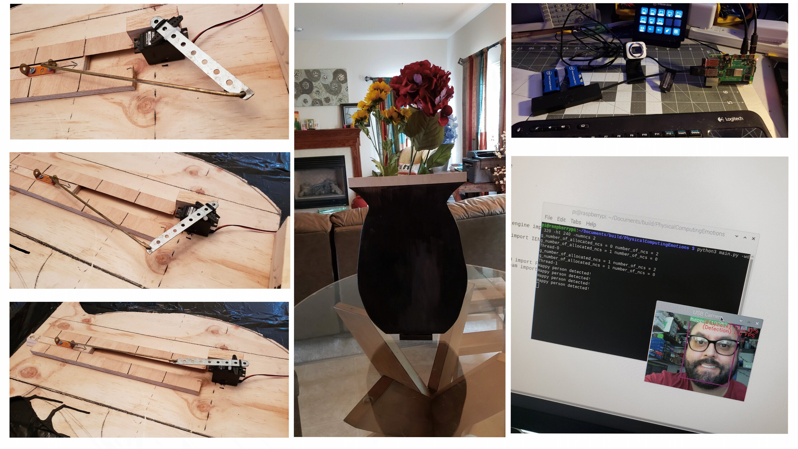 Collage of finished project.