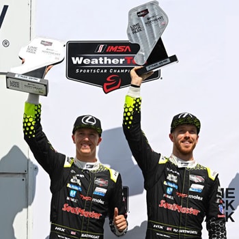 Mouser-Sponsored Vasser Sullivan Lexus Racing Team Celebrates Another Podium Finish at IMSA Northeast Grand Prix